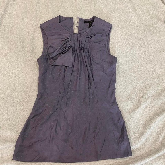 purple blouse bcbgmaxazria - Picture 3 of 4
